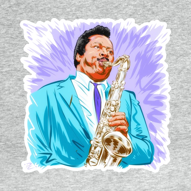 Eddie "Lockjaw" Davis - An illustration by Paul Cemmick by PLAYDIGITAL2020